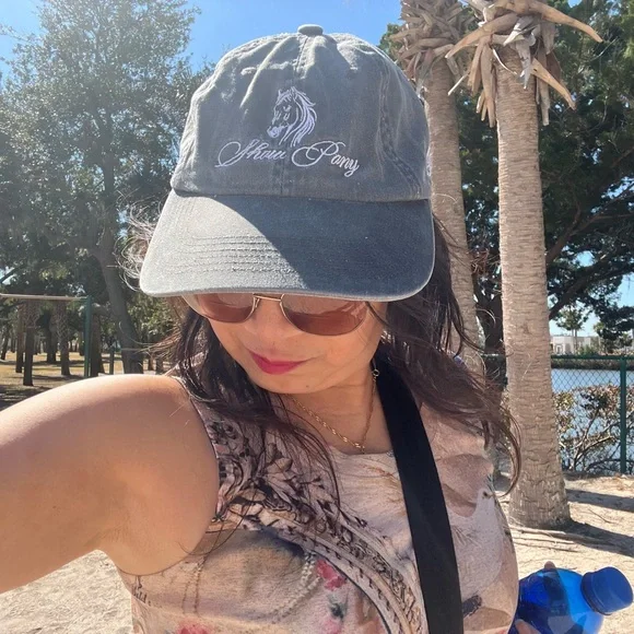 #1258**Unisex ShawPony Grey Hat Cap - Picture 3 of 5